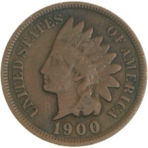 Not Graded 1900 Indian Head Cent