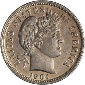 1901 Dime