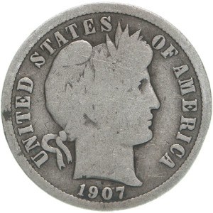 1907 Dime