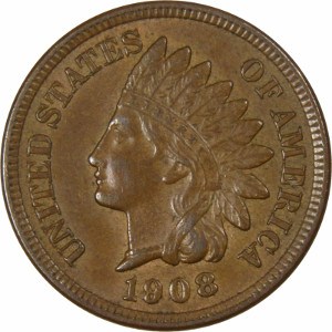 1908 Indian Head Penny