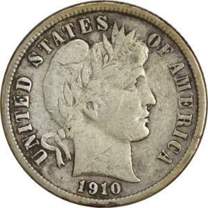 1910 Dime