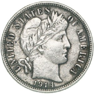 1914 Dime