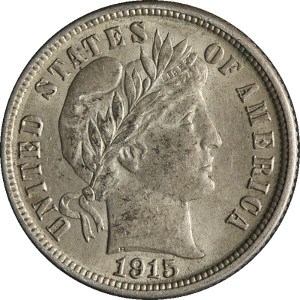 1915 Dime