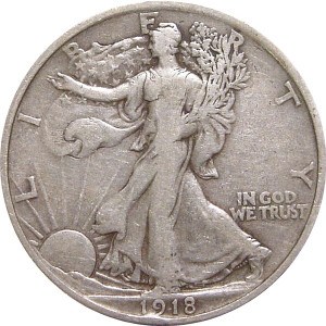 1918 Half Dollar