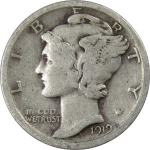 1919 Dime