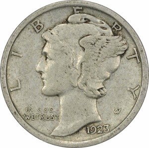 1923 Dime