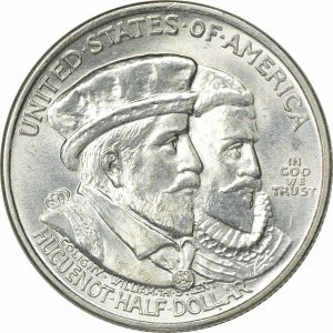 1924 Huguenot Half Dollar