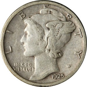 1925 Dime