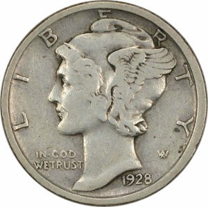 1928 Dime