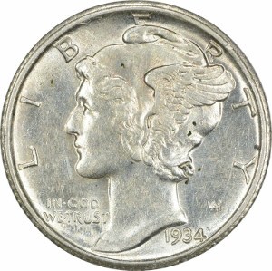 1934 Dime