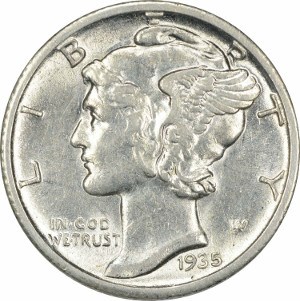 1935 Dime