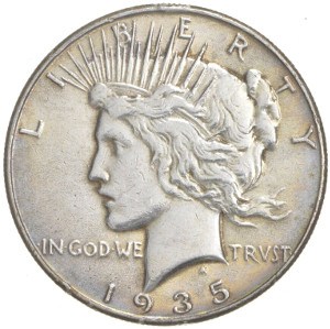 1935 Silver Dollar