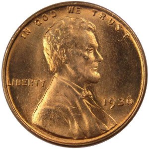 1936 Wheat Penny