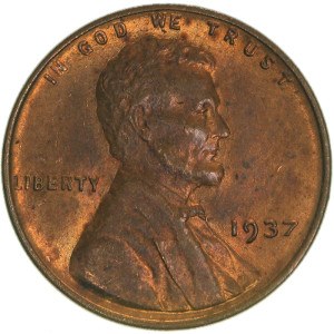 1937 Wheat Penny