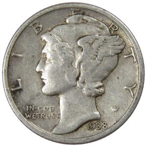 1938 Dime