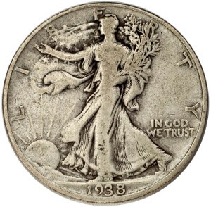 1938 Half Dollar