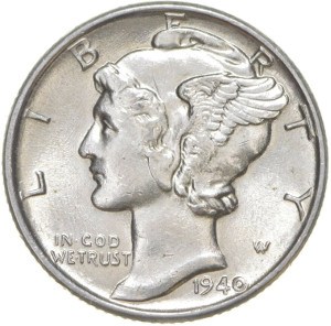 1940 Dime