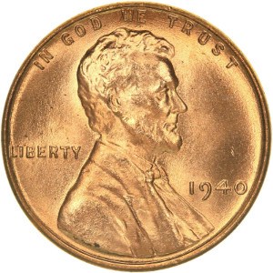 1940 Wheat Penny