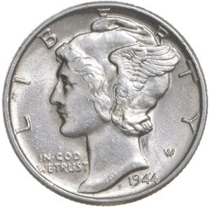 1944 Dime