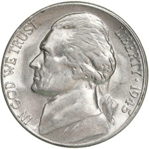 1945 nickel