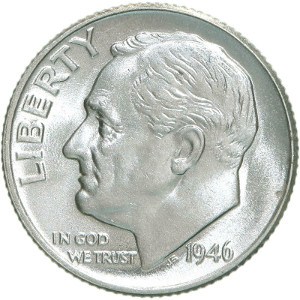 1946 Dime