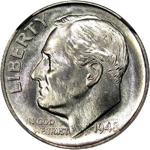 1948 Dime