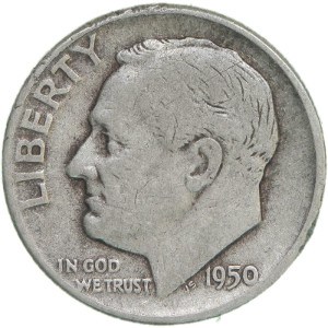 1950 Dime