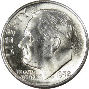 1952 Dime