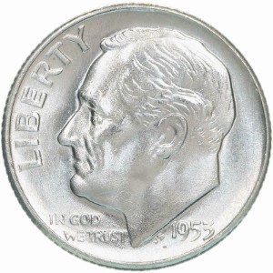 1953 Dime