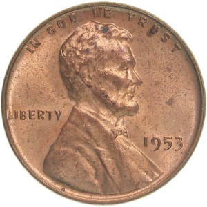 1953 Wheat Penny