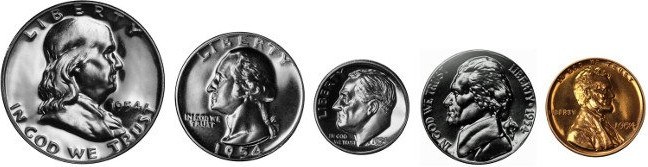 1954 Proof Set Coins