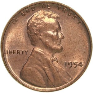 1954 Wheat Penny