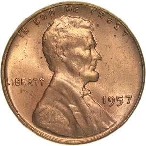 1957 Wheat Penny