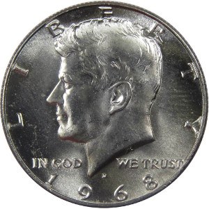 1968 Half Dollar