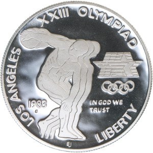 1983 Olympic Silver Dollar