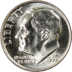 1992 Dime