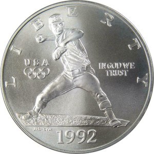 1992 Olympic Silver Dollar