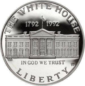 1992 White House Silver Dollar