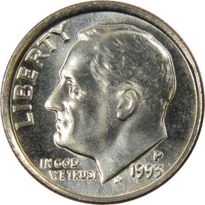 1993 Dime