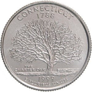 1999 Connecticut Quarter