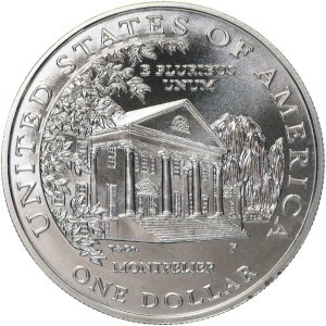 1999 Dolley Madison Silver Dollar Reverse