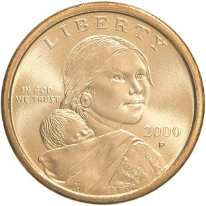 2000 Sacagawea Dollar Coin