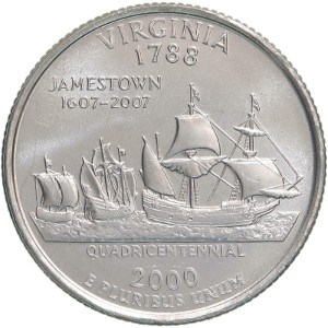 2000 Virginia Quarter