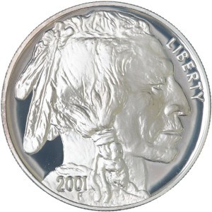 2001 American Buffalo Silver Dollar