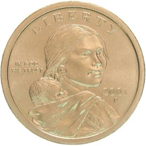 2001 Sacagawea Dollar Coin