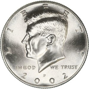 2002 D Kennedy Half Dollar 