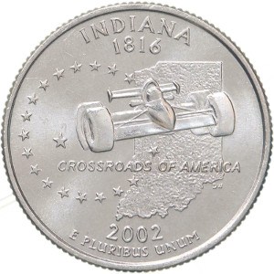 2002 Indiana Quarter