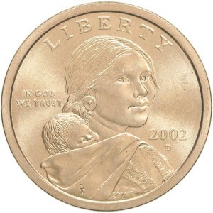 2002 Sacagawea Dollar Coin