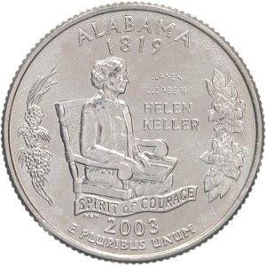 2003 Alabama S Gem Proof State Quarter US Coin 