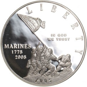 2005 Marine Corps Silver Dollar